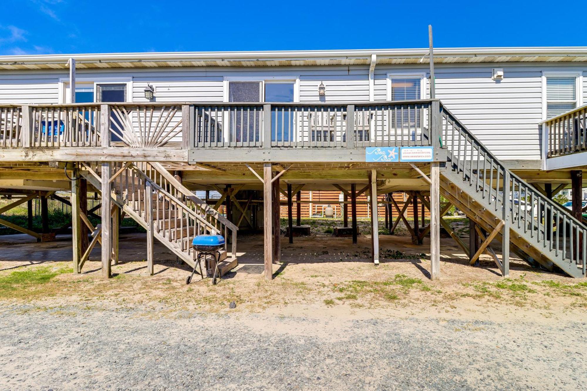 Oak Island Condo With Ocean View Steps To Beach! Exterior foto