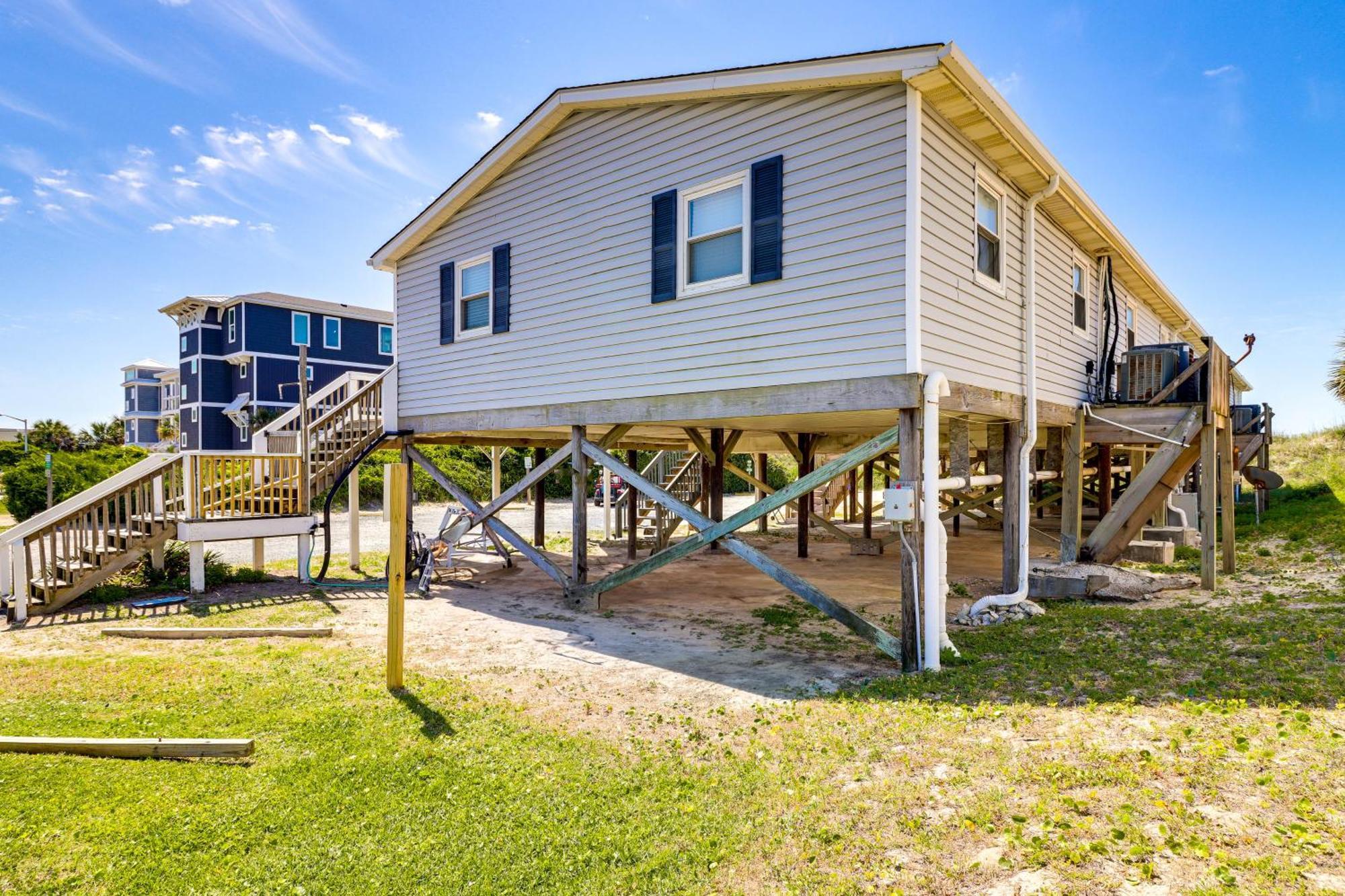 Oak Island Condo With Ocean View Steps To Beach! Exterior foto